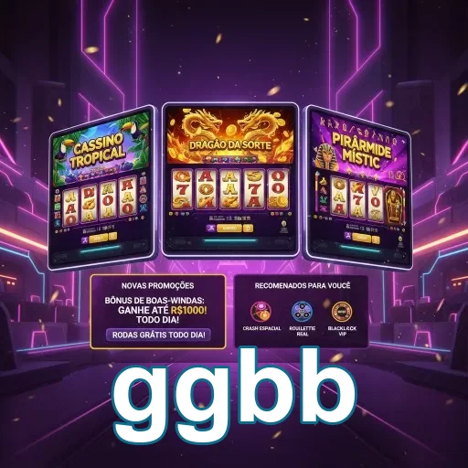 Tela exibindo jogos de cassino na ggbb, incluindo Cassino Tropical.