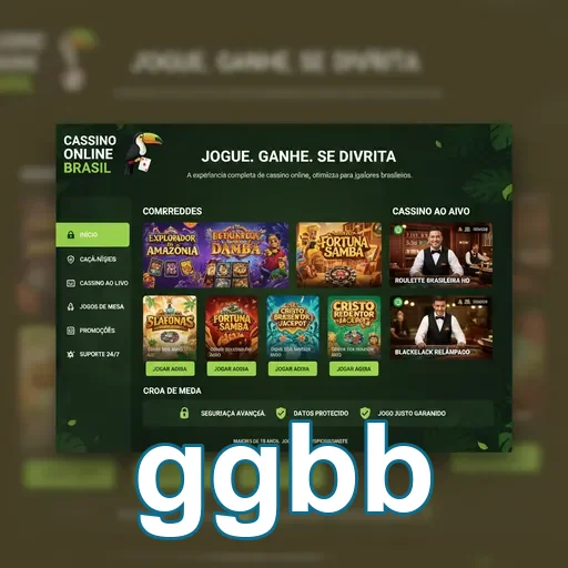 Tela do aplicativo ggbb exibindo jogos variados e VIP.