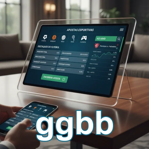 Interação entre celular e tablet no app ggbb para apostas.