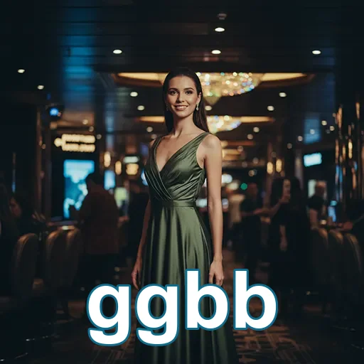 Usuária do ggbb em ambiente de cassino acessando aplicativo.
