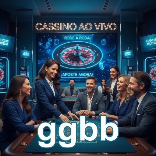 Jogadores interagem em cassino ao vivo no ggbb.