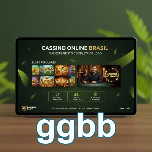 Tela do ggbb mostrando opções de cassino online Brasil.