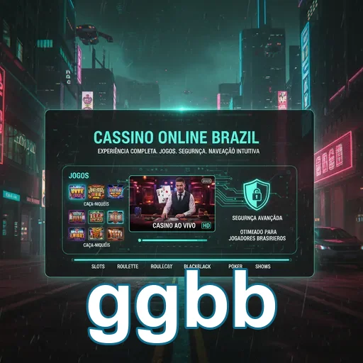 Interface do ggbb para login seguro e acesso a jogos.