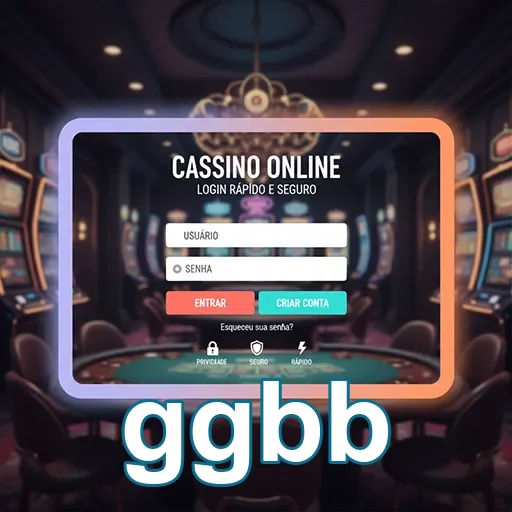 Tela de login do ggbb com acesso rápido e seguro.