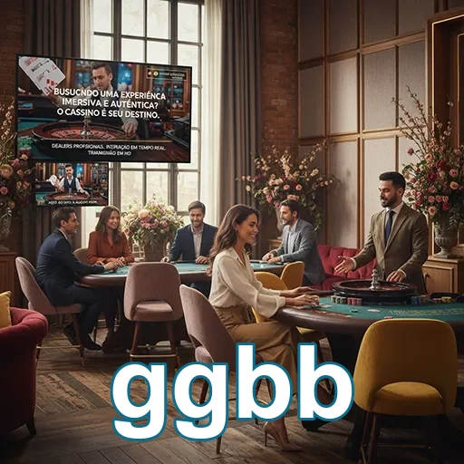 Jogadores em ambiente sofisticado no ggbb, jogando cartas.