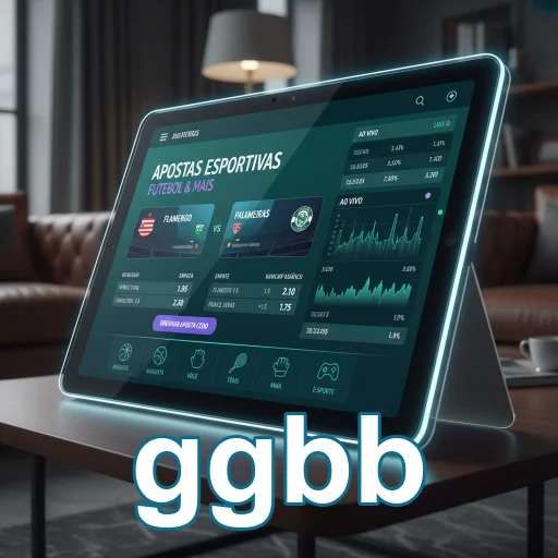 Tela do ggbb exibindo apostas no futebol em tablet.