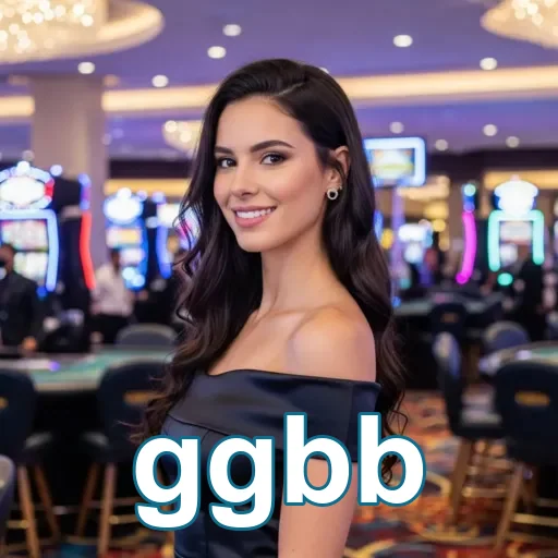 Jogadora sorridente em ambiente de cassino na ggbb.