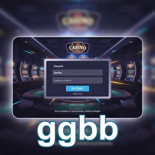 Tela de login do ggbb com campos de usuário e senha.
