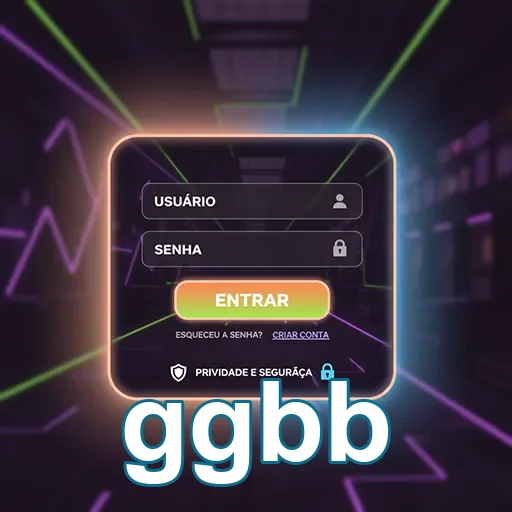 Tela de login do ggbb com campos para usuário e senha.