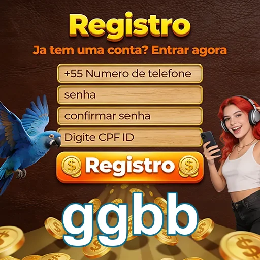 Tela de registro do aplicativo ggbb com campo para CPF e telefone.