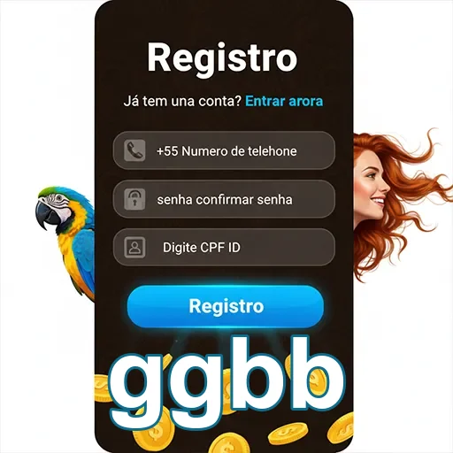 Tela de registro da ggbb com campos essenciais visíveis.