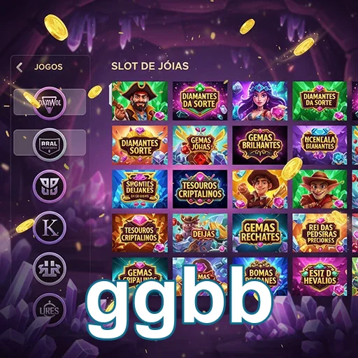 Interface de jogos do ggbb com slots disponíveis.