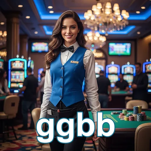 Funcionária do ggbb em cassino, simbolizando transparência.